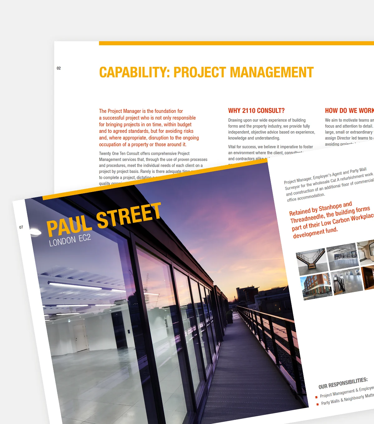 2110 Consult - brochure design