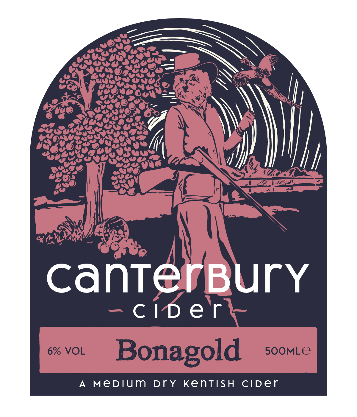 Canterbury Cider Bonagold label