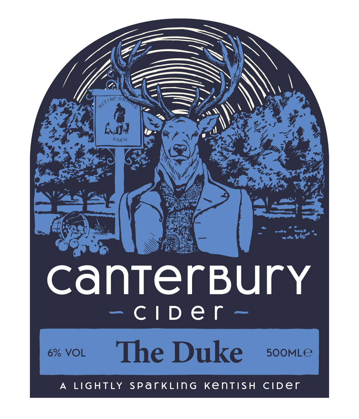 Canterbury Cider The Duke label