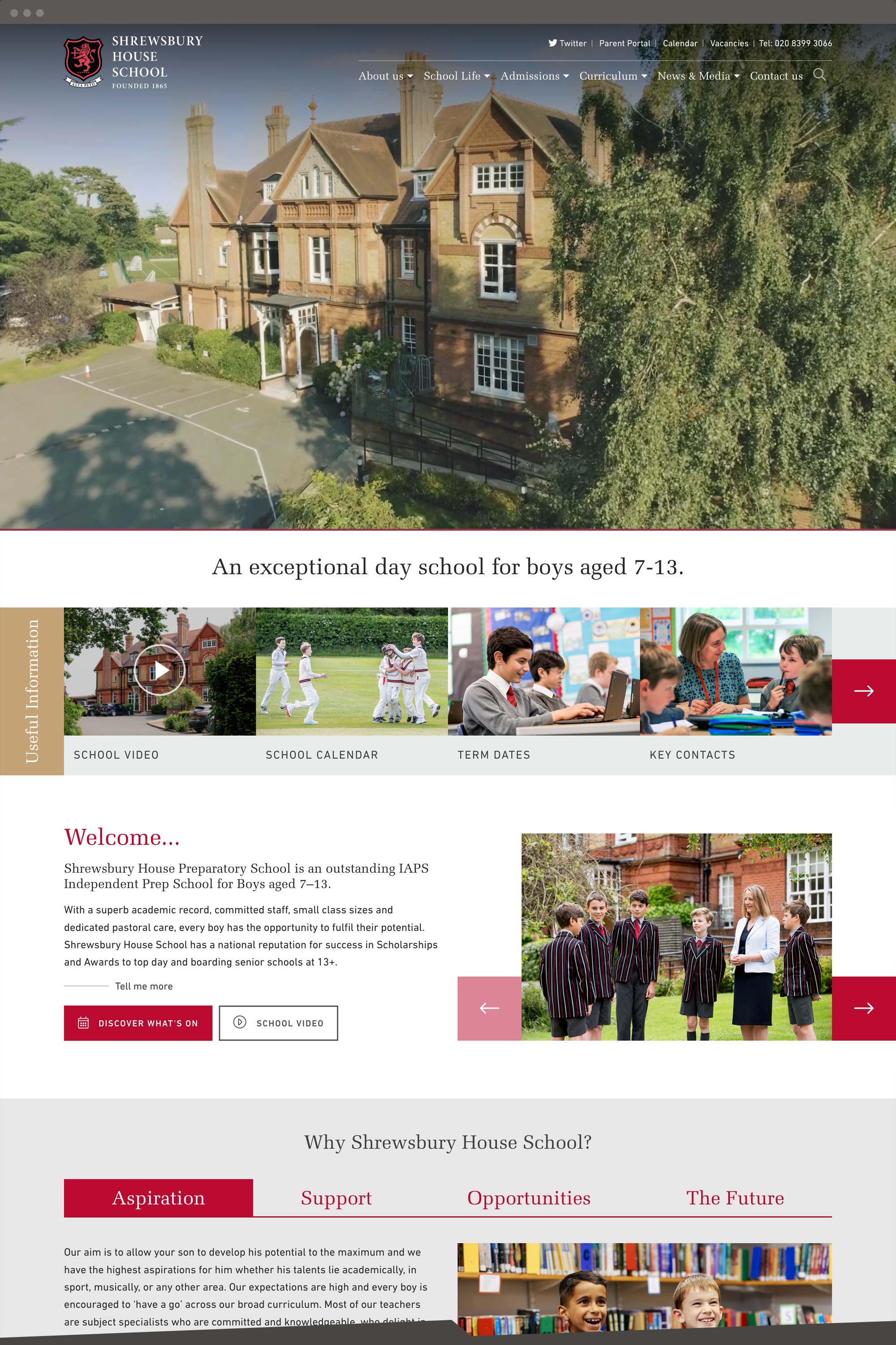 Shrewsbury House School website