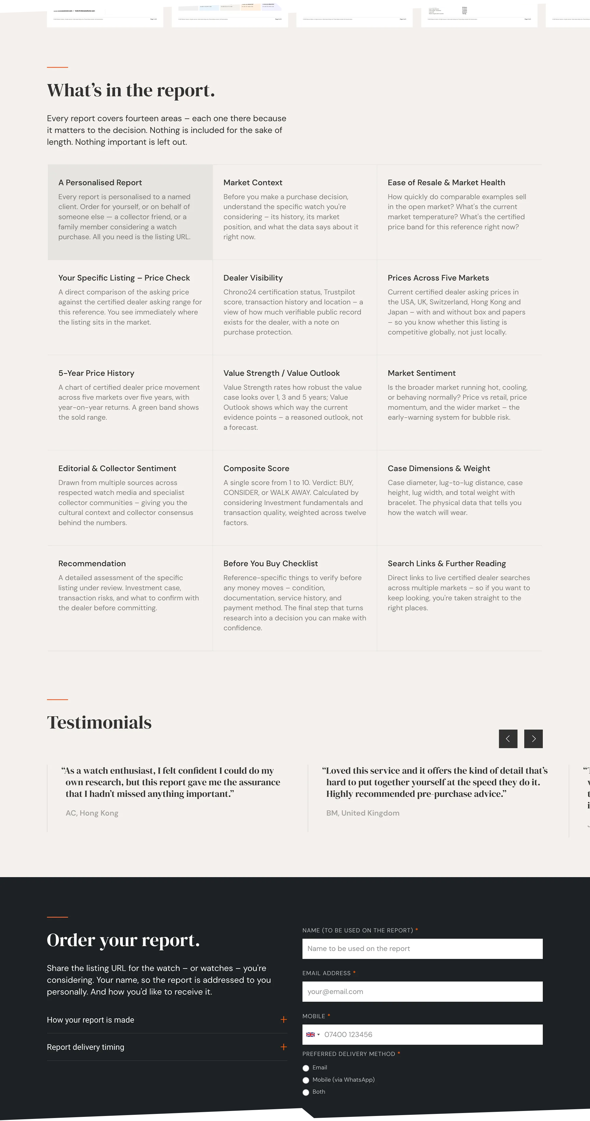 Rational Collector website